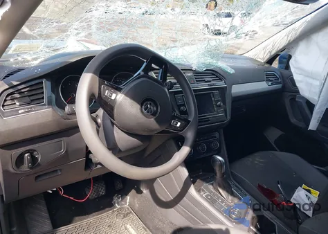 2019 Volkswagen Tiguan 2.0T S from USA, damaged, VIN 3VV0B7AX1KM014215